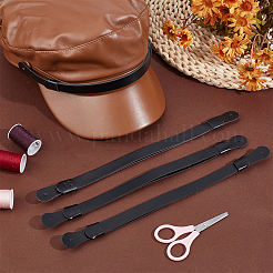 Лента для шляпы из искусственной кожи для ковбойской шляпы&nbsp;LS-DIY-WH0723-028C