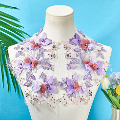 Полиэстер вышивка кружево шитье украшения&nbsp;DIY-WH20031-076