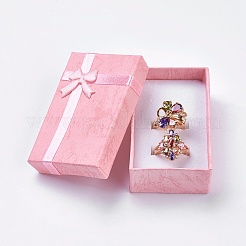 Картонные коробки ювелирных изделий&nbsp;LS-CBOX-WH0002-A02