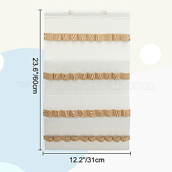 Войлочный подвесной органайзер для волос с когтями для женщин и девочек&nbsp;AJEW-WH0534-05A