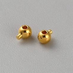 Argento crimpare perline&nbsp;LS-STER-WH0061-39G