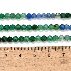 Colliers de perles de calcédoine naturelle à dégradé de couleurs&nbsp;GG-NH0004-A01-01B