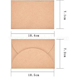 Наборы поздравительных открыток и конвертов из крафт-бумаги DIY-NB0002-08