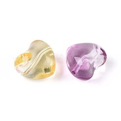 Прозрачные стеклянные бусины GLAA-T025-23