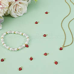 Кулоны с эмалью из латуни&nbsp;KK-HY0004-01