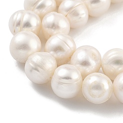 Brins de perles de culture d'eau douce naturelles&nbsp;PEAR-C003-14F