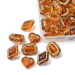 60шт 3 стиля акриловые бусины OACR-FS0001-37