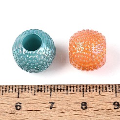 Перламутровое УФ-покрытие непрозрачные акриловые европейские бусины&nbsp;SACR-T017-62M