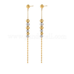 Boucles d'oreilles à pampilles en acier inoxydable 304 pour femmes&nbsp;WGEA6C6-05