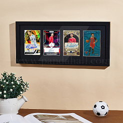 Kartendisplayrahmen aus Holz und Glas&nbsp;AJEW-WH0709-136