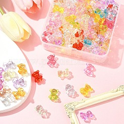 140 шт. Прозрачные акриловые бусины MACR-FS0001-98