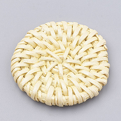 Тростниковый тростник из ротанга и бисер WOVE-N007-02F