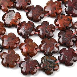 Природные брекчированных яшмы бисер нитей G-C220-E02-20mm