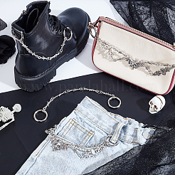 4 шт. 2 стиля подвески для обуви из сплава&nbsp;HJEW-GA00029