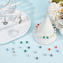 200шт граненые прозрачные стеклянные бусины GLAA-SC0001-94