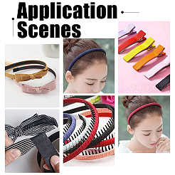 Rutschfestes Stirnband-Klebeband aus Polyester und Gaze&nbsp;DIY-WH0899-686