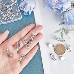 100 pièce de boucles d'oreilles à clip en acier inoxydable 316&nbsp;STAS-UN0034-23