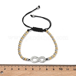 Bracelets à maillons infinis en acier inoxydable 304&nbsp;BJEW-F534-01GP-01