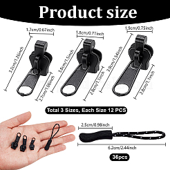 Cursori per cerniere in plastica&nbsp;FIND-PH0038-41