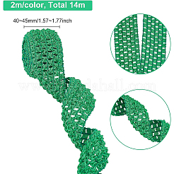 7 пачка 7-х цветных эластичных лент для вязания крючком&nbsp;WCOR-BC0001-02A