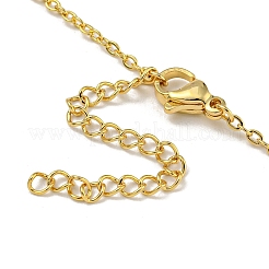 Ожерелья с подвеской в виде персикового сердца из латуни с микро паве для женщин с прозрачным кубическим цирконием&nbsp;LS-NJEW-Q346-02G-02