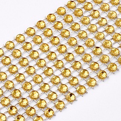Rouleau de plastique à 8 rangée de diamants&nbsp;OCOR-WH0048-01A-4cm