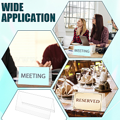 Пластиковая подставка для таблички с именем&nbsp;AJEW-WH0348-865A