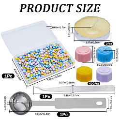 400шт восьмиугольные частицы сургуча DIY-CP0009-23
