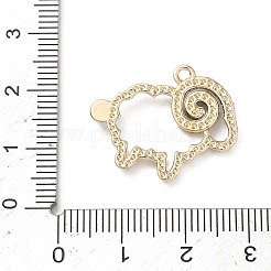 Подвески из сплава и страза&nbsp;ALRI-D303-05G