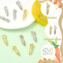 12шт 2 цвета латунные подвески&nbsp;KK-CJ0003-78