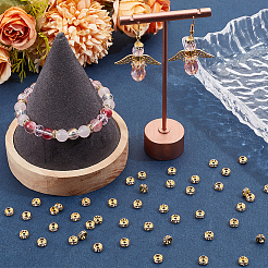 300 шт. Латунные бусины со стразами RB-SC0004-83G