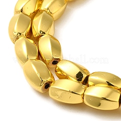 Fili di perline di ematite magnetica sintetica elettrolitica&nbsp;G-Q1009-G02-01G