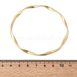 Витые браслеты из нержавеющей стали 304 для женщин&nbsp;BJEW-D408-06G