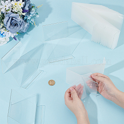 20 transparenter Buch-Fotorahmenhalter aus Acryl&nbsp;AJEW-WA0003-16