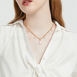 Подвески из натурального пресноводного жемчуга PEAR-SZ0001-08