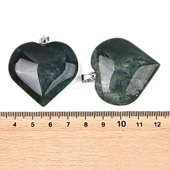 Naturali muschio pendenti agata&nbsp;GG-K002-04P