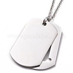 Collane con ciondolo in acciaio inossidabile stile pride 201&nbsp;NJEW-F288-04B-P