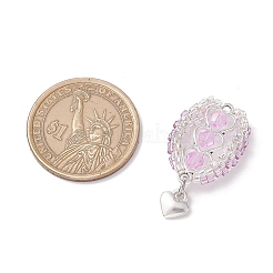 Подвески из стеклянных бусин в виде воздушных шаров&nbsp;PALLOY-MZ00662-03