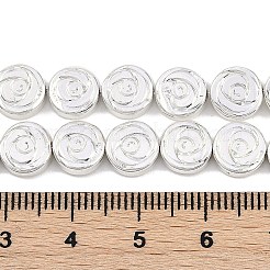 Гальванические нити из синтетических немагнитных гематитовых бусин G-C156-07S