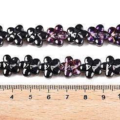 Стеклянные бусины с гальваническим покрытием &nbsp;EGLA-T028-02P