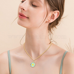 6шт 6 цвета латунные подвески с эмалью&nbsp;KK-BBC0021-50