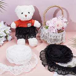 Полиэстеровое шелковое кружево&nbsp;AJEW-WH0816-141A