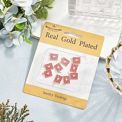 Подвески из латуни с эмалью&nbsp;KK-BBC0020-60G-02