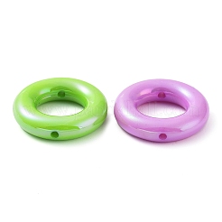 Непрозрачные акриловые бусины с УФ-покрытием X-OACR-Z013-29