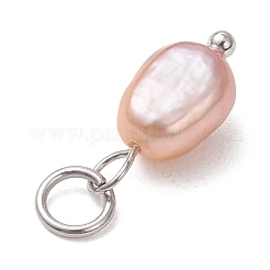 2 шт. подвески из натурального жемчуга 2 цветов&nbsp;PALLOY-JF04804