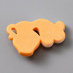 Cabochons aus undurchsichtigem Harz mit Meeresmotiven&nbsp;CRES-WH0010-023
