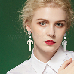 80 шт. 4 стиля фурнитуры для сережек-гвоздиков из нержавеющей стали 201/304&nbsp;EJEW-BBC0002-17