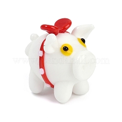 Серия животных миниатюрные украшения ручной работы лэмпворк&nbsp;LAMP-Q005-10F