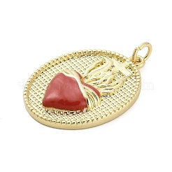 Латунь эмаль подвески KK-H527-01C-G01