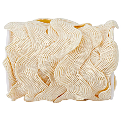10 Yards Polyester-Wellenspitzenband&nbsp;OCOR-GF0005-96